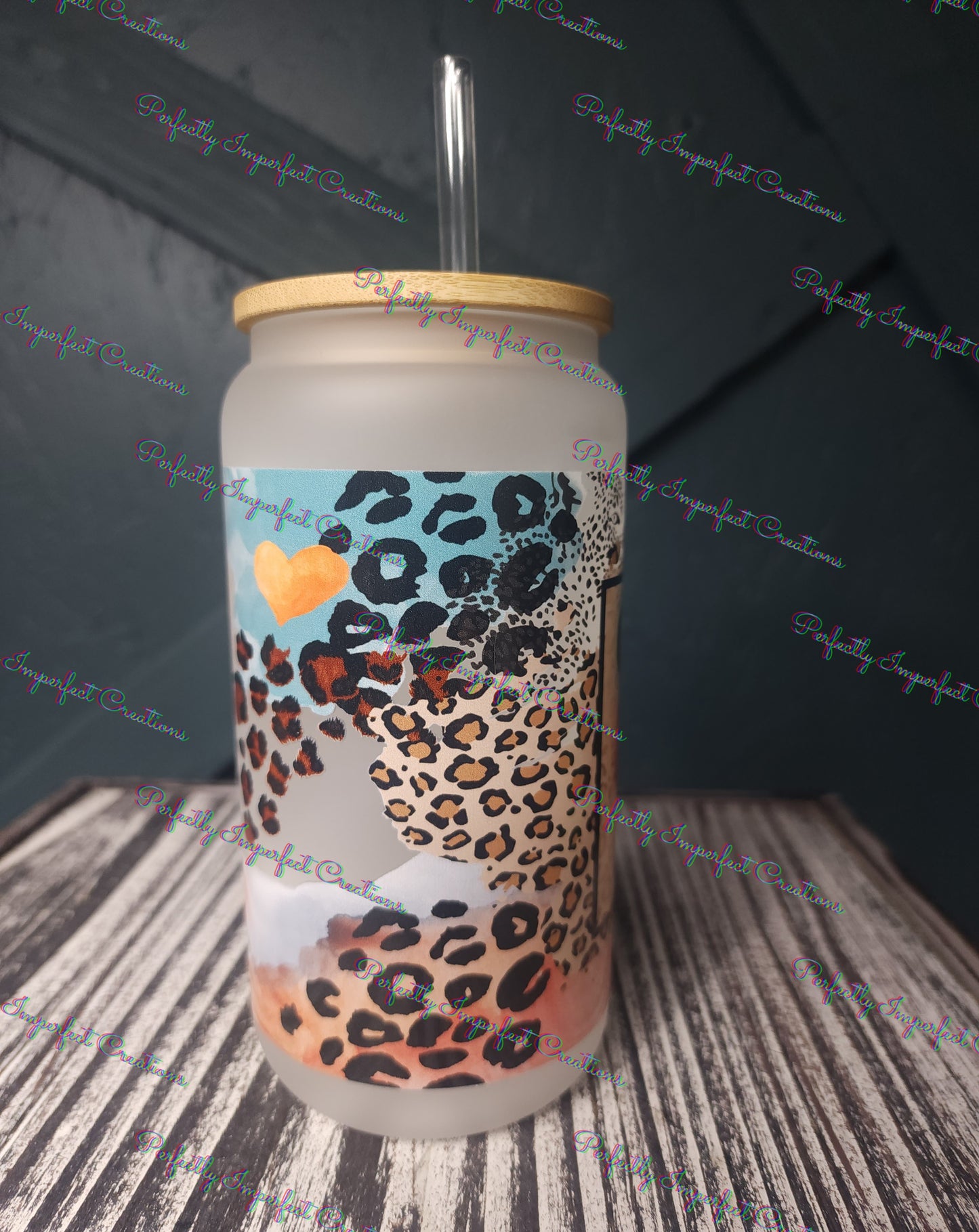 Coffee Cheetah print